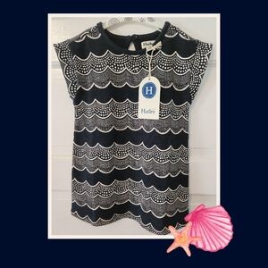 NWT Hatley Navy Blue Sweatshirt Dress, Size 4